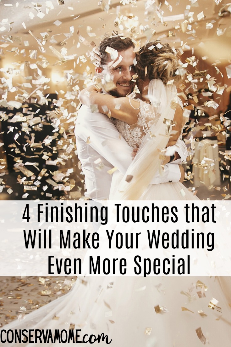 4 Finishing touches that will make your wedding even more special