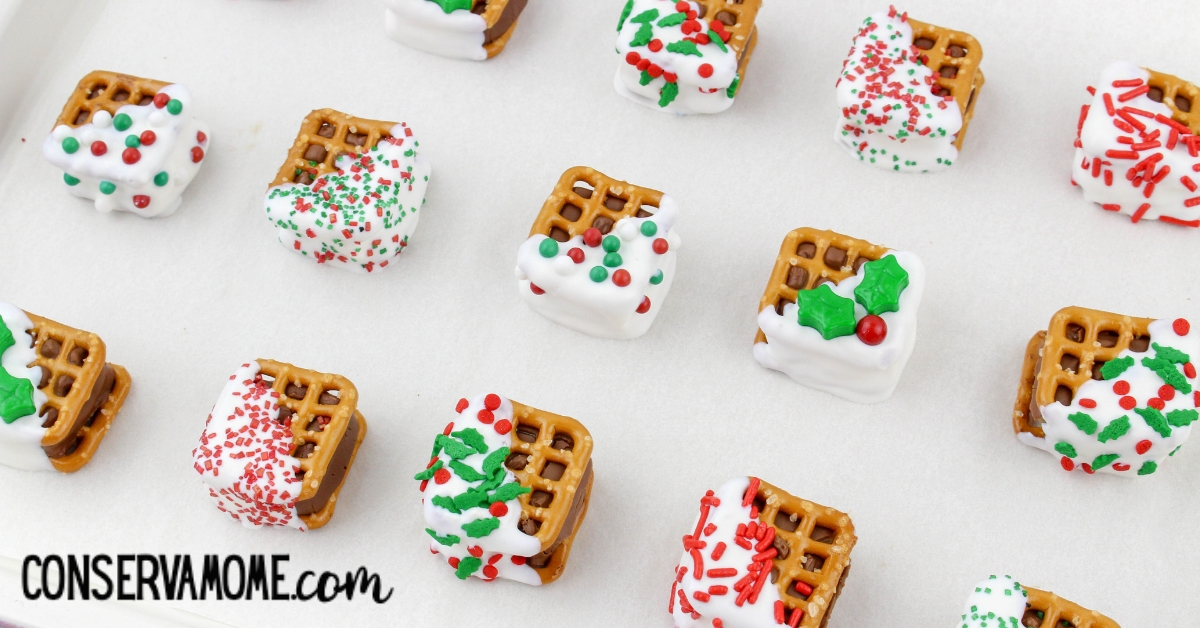 Christmas pretzel cookies