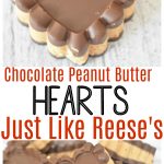 CHocolate peanut butter heart