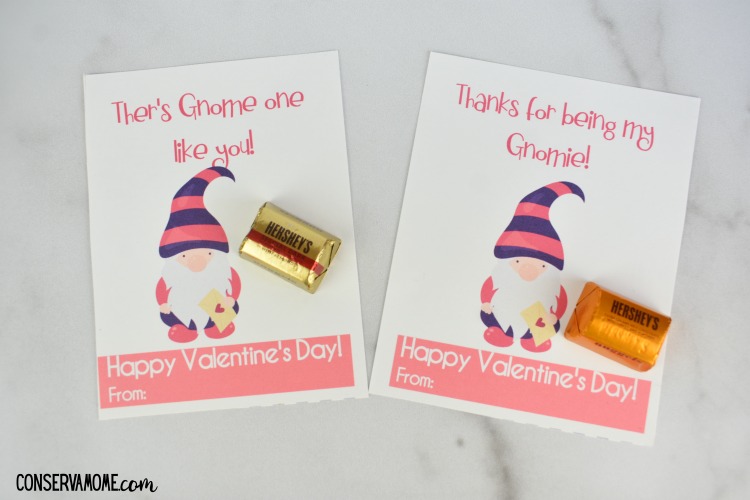 Gnome-One Like You Printable Valentine's Day Cards