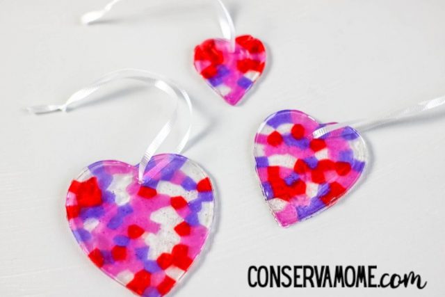 Melted Bead Heart Suncatcher Craft for Kids - Sunshine Whispers