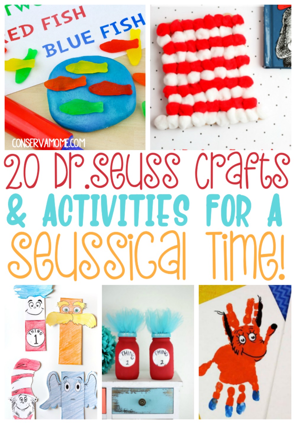 Dr.Seuss Crafts and activities for a Seussical time