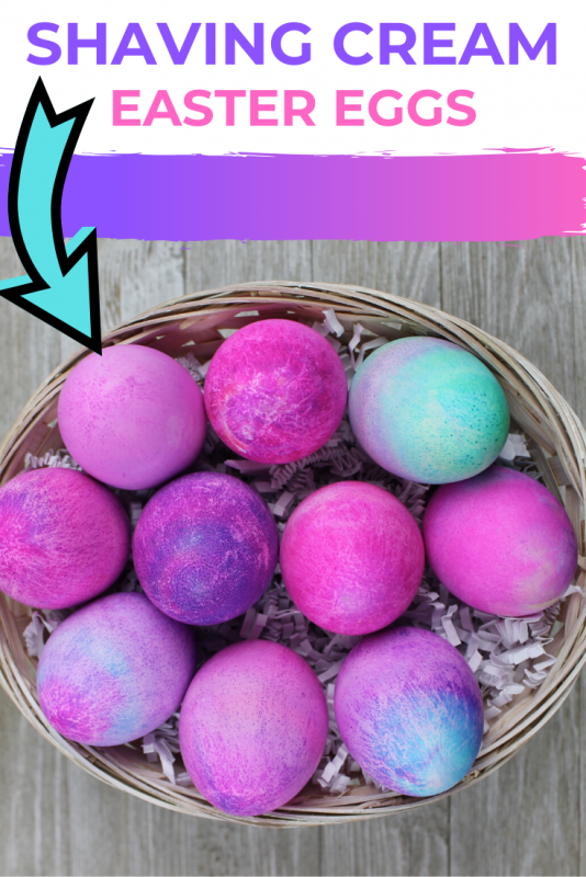 How To Make Shaving Cream Easter Eggs - Conservamom