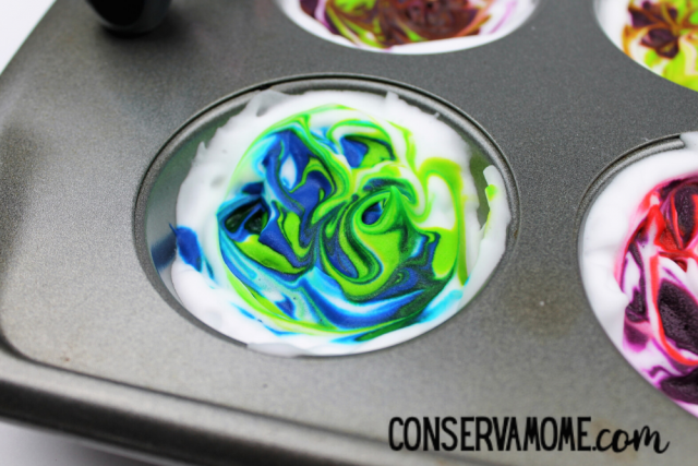 shaving cream easter eggs 2