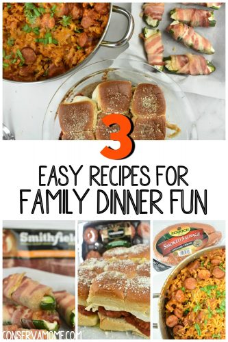 3 Easy Recipes For Family Dinner Fun - ConservaMom