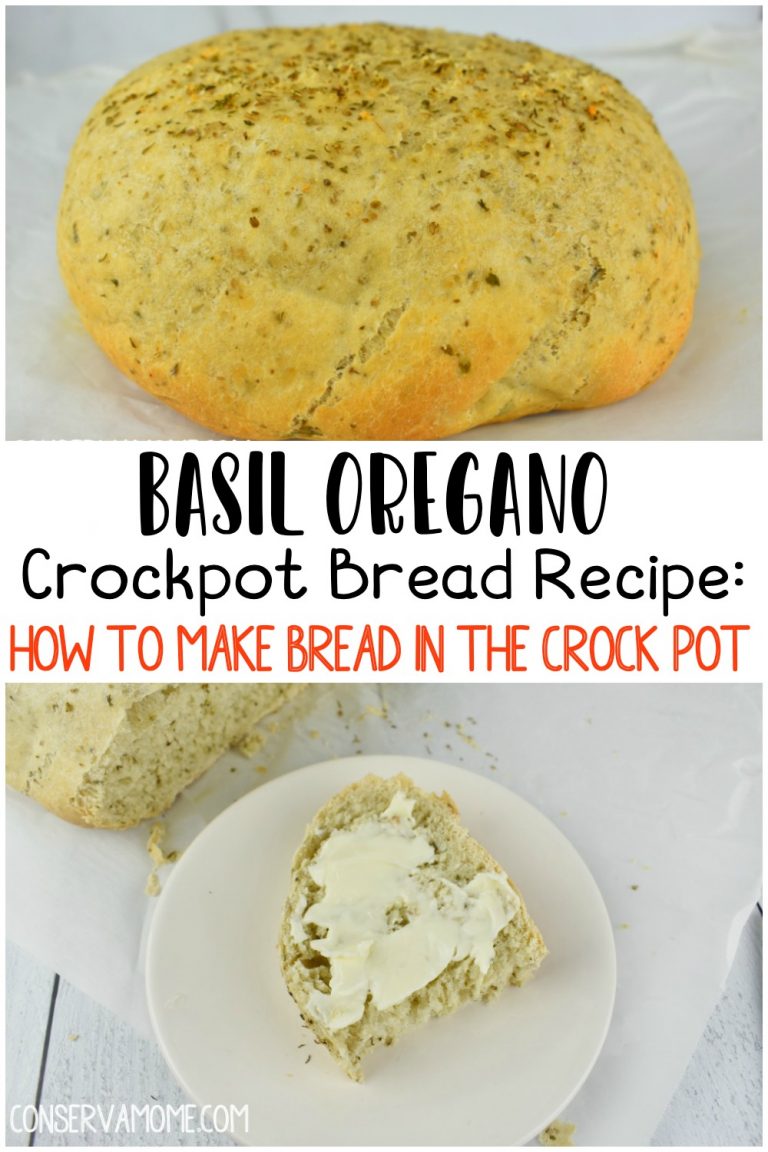 Basil Oregano Crockpot Bread Recipe Make Bread in the Crockpot