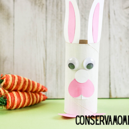 cardboard roll Easter Bunny