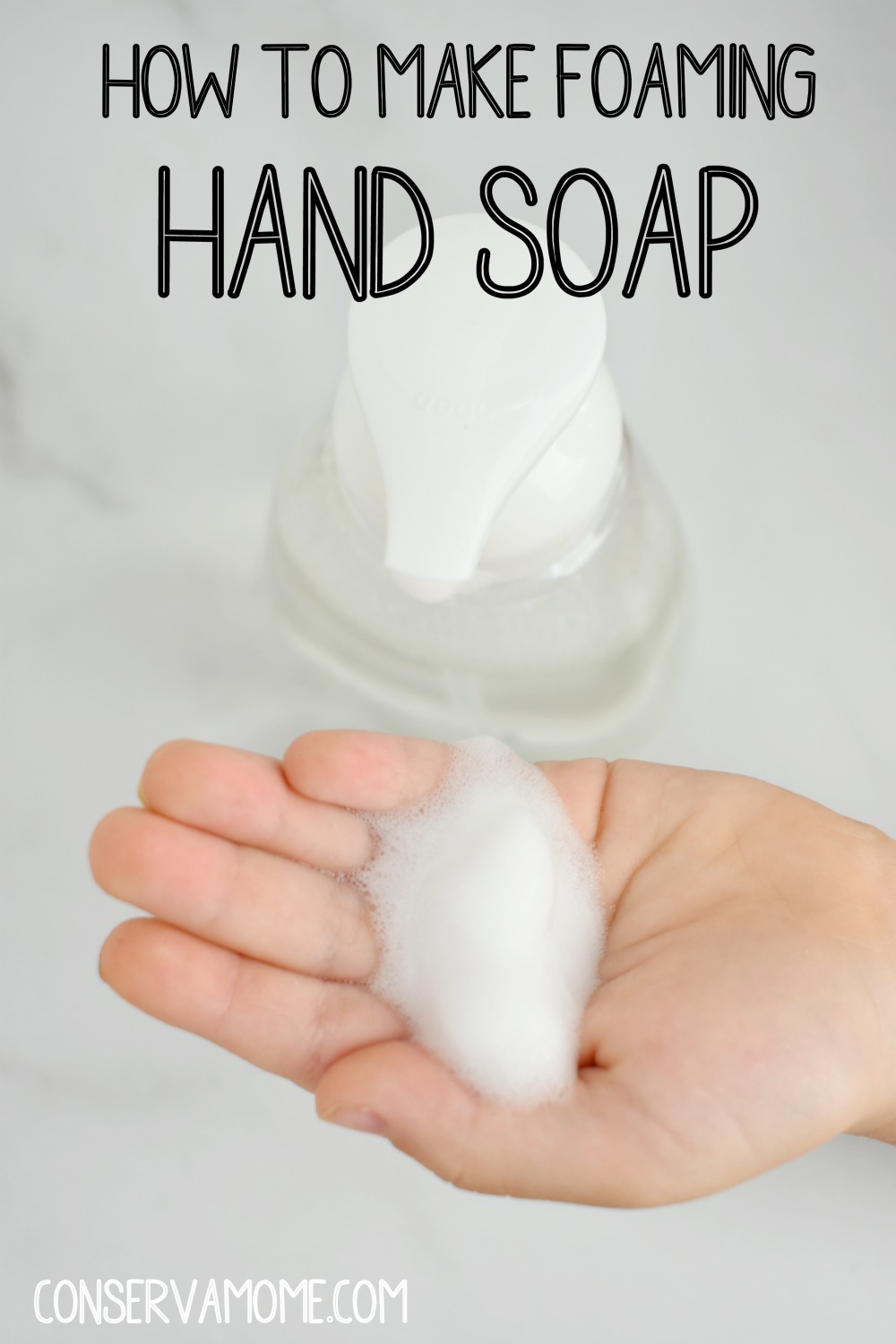 How to Make Foaming Hand Soap