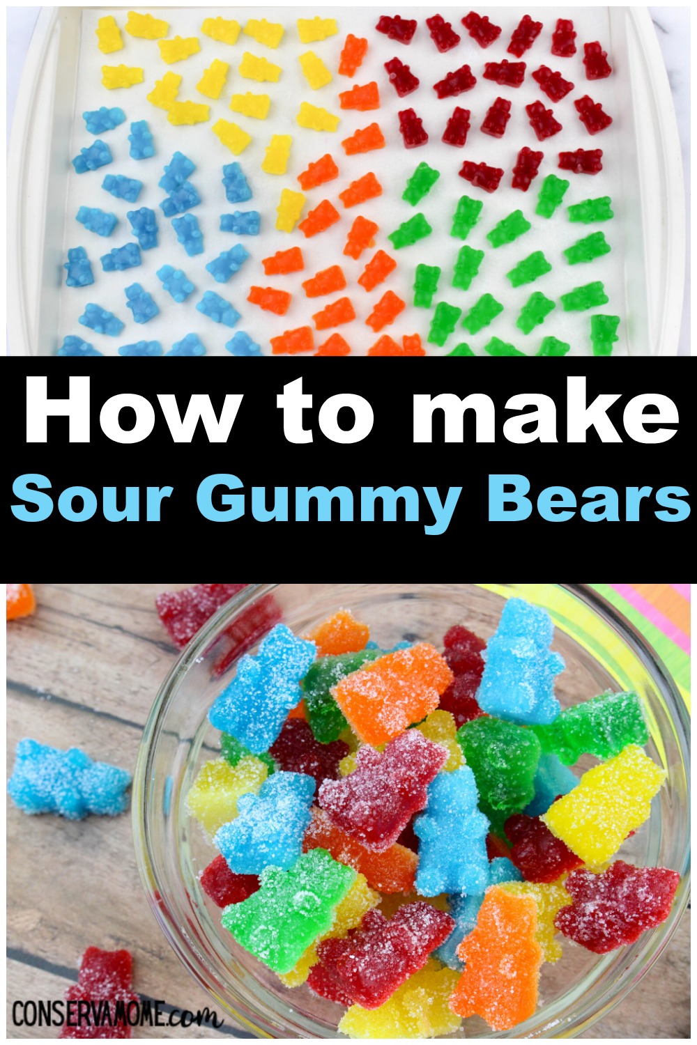 How to make sour gummy bears