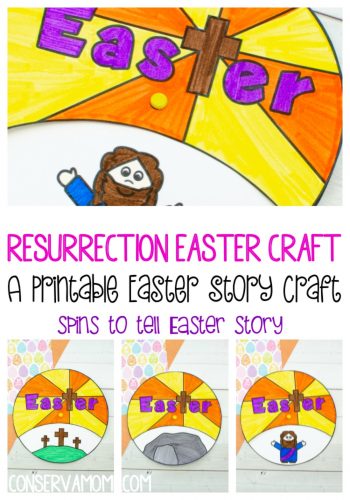 Resurrection Easter Craft : A Printable Easter Story Craft