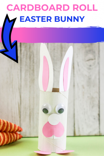 Cardboard Roll Easter Bunny : An Easy Easter Craft For kids