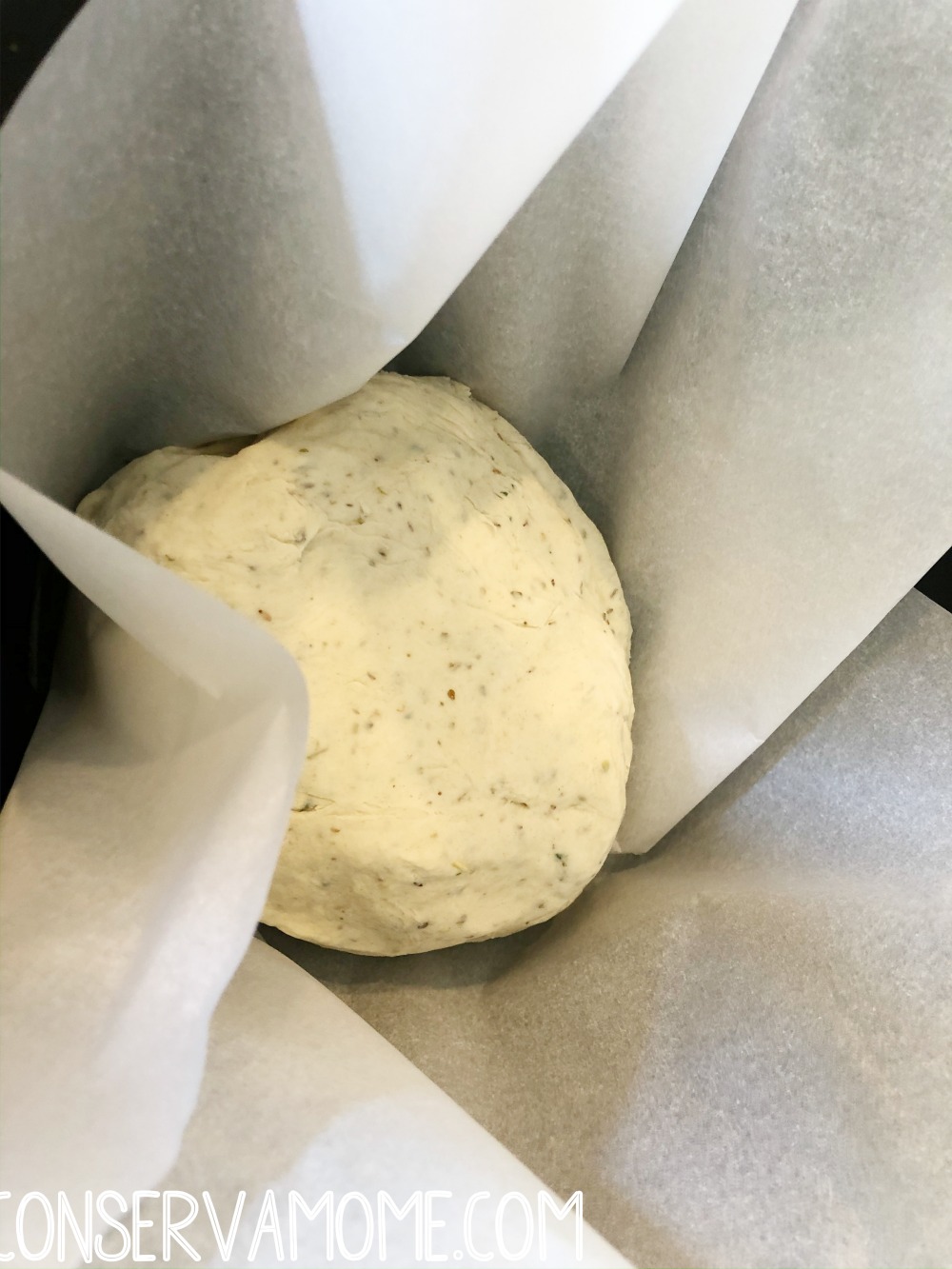 Proofing bread in crockpot