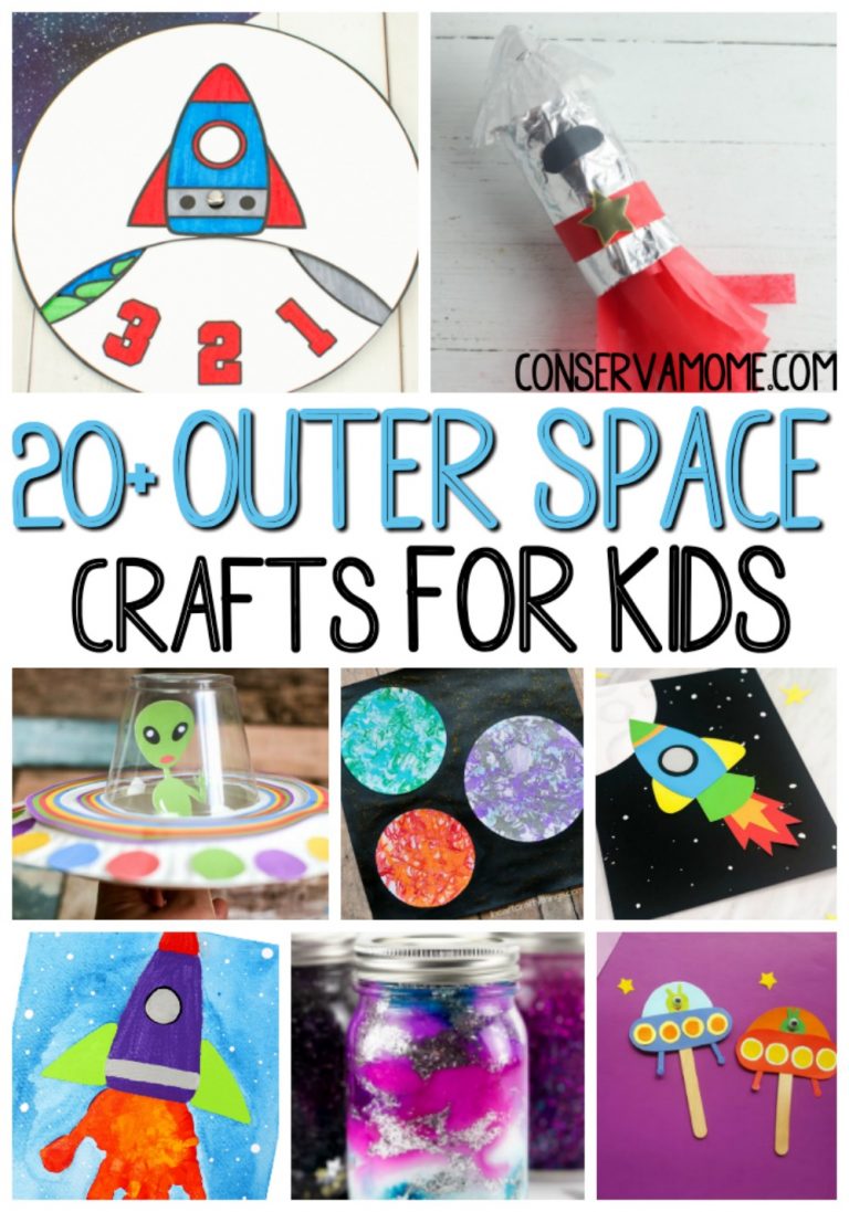 20+ Outer Space Crafts for Kids That are Out of this World