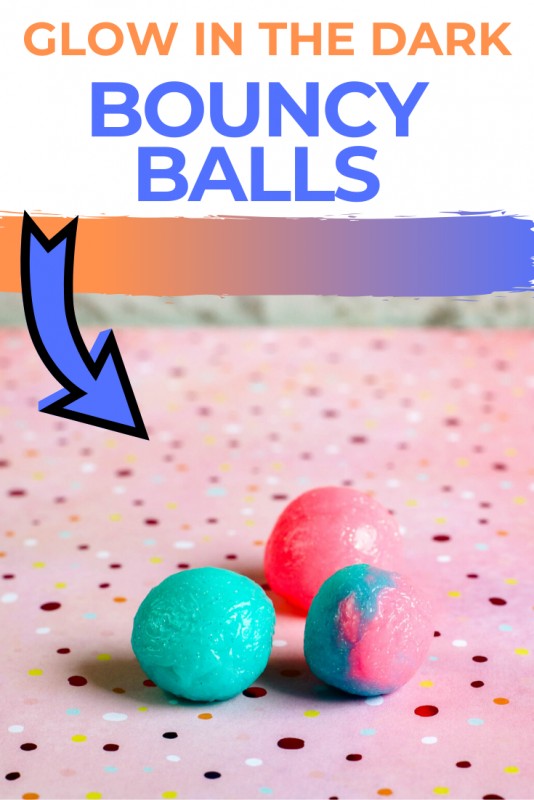 How to make Glow in the Dark Bouncy Balls. A fun Science activity