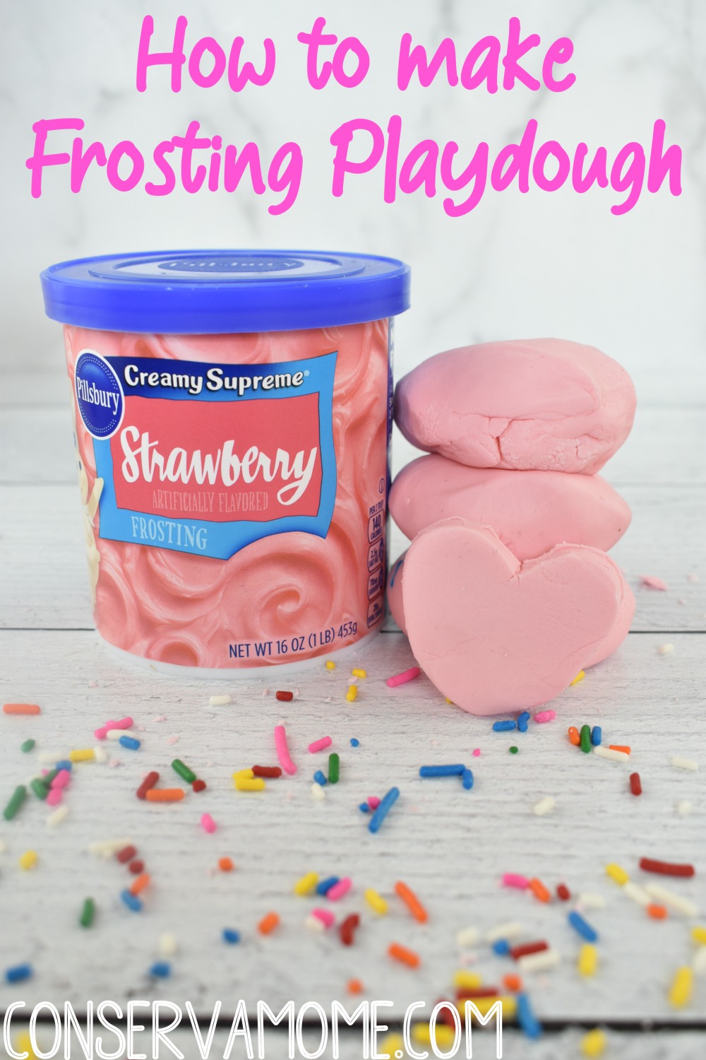 2 ingredient frosting playdough recipe