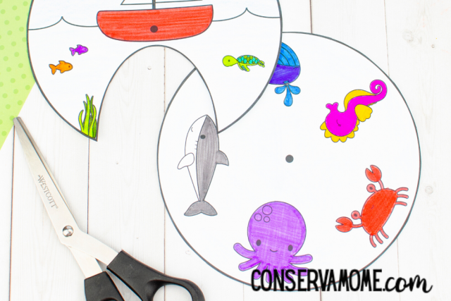 Sea Life Spinner:A Fun & Interactive Ocean Craft for Kids