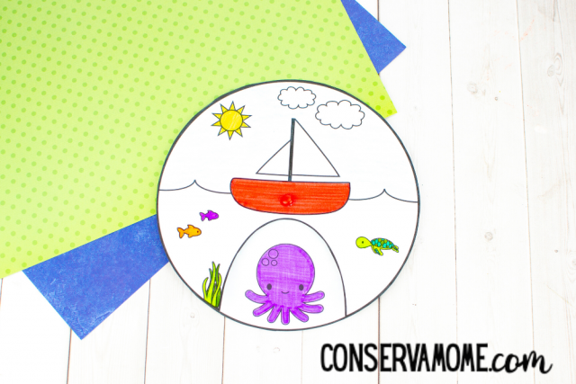 Sea Life Spinner:A Fun & Interactive Ocean Craft for Kids