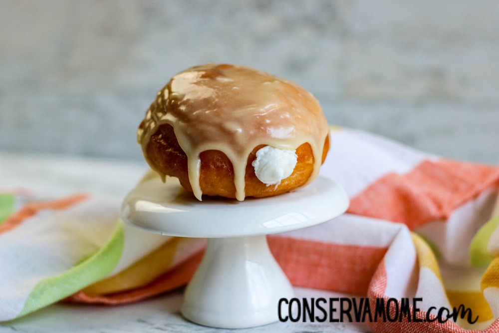 ConservaMom Easy & Delicious Homemade Cream Filled Doughnuts Recipe