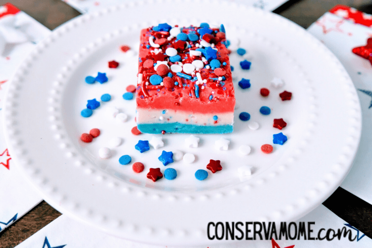 Red,White and Blue Fudge - A Delicious Patriotic Treat