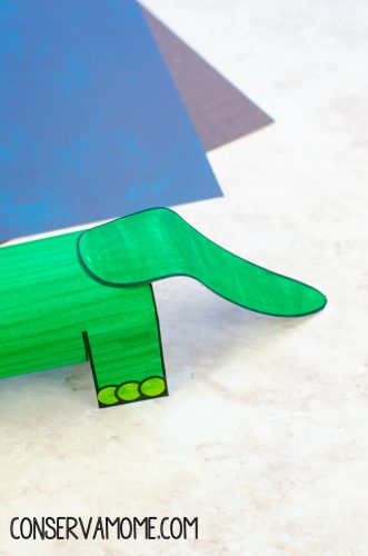 toilet paper roll dinosaur craft