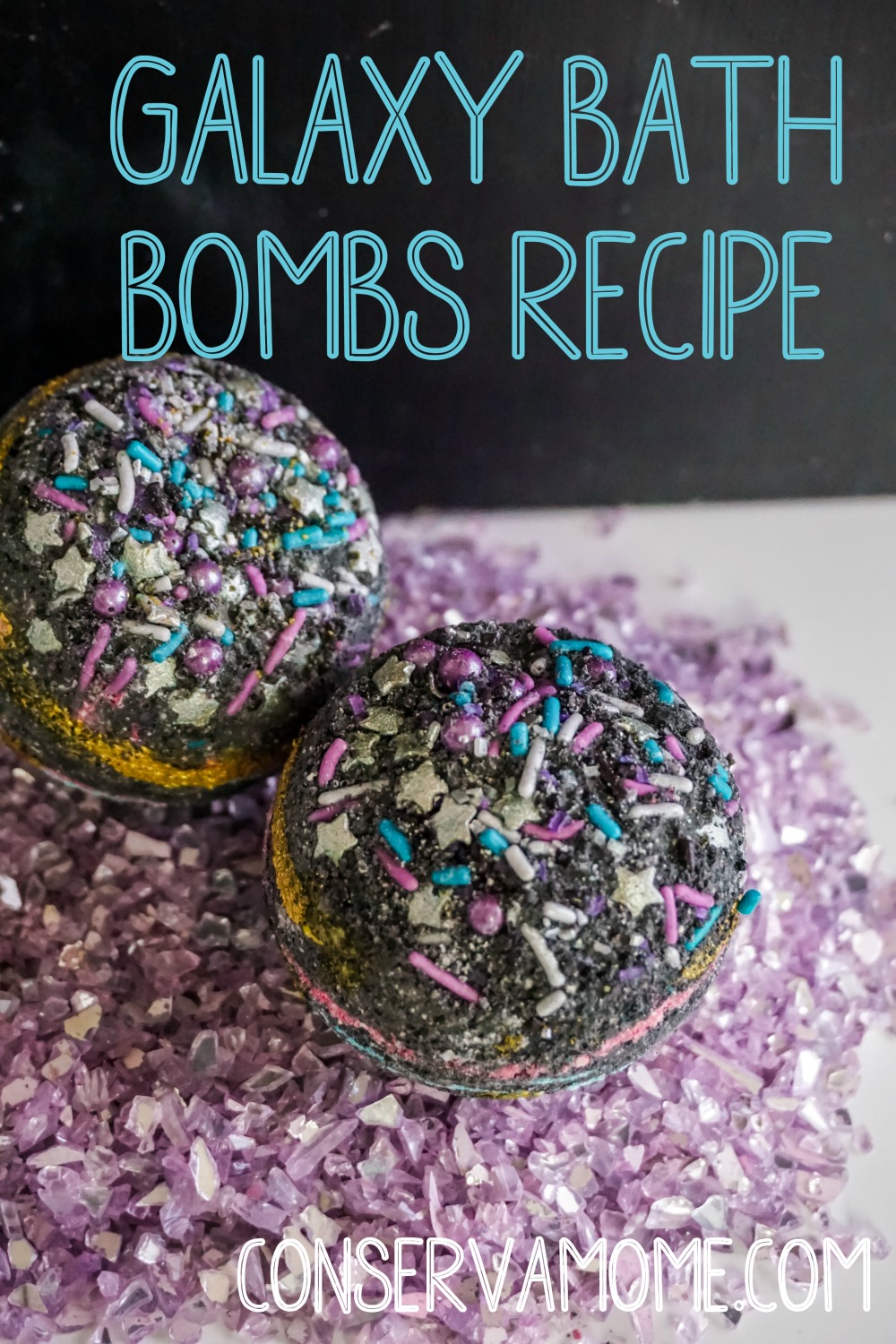 Galaxy Bath Bombs recipe