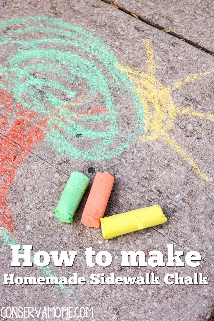 How to Make Sidewalk Chalk