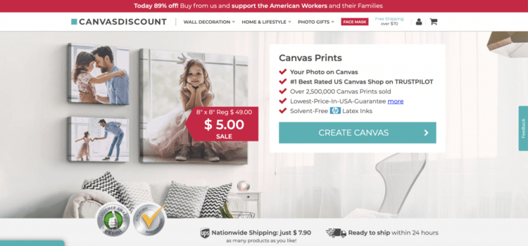 canvas discount