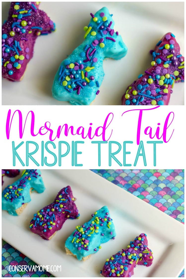 Mermaid Tail Krispie Treat