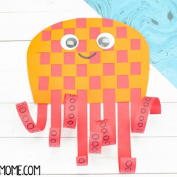 woven octopus kids craft