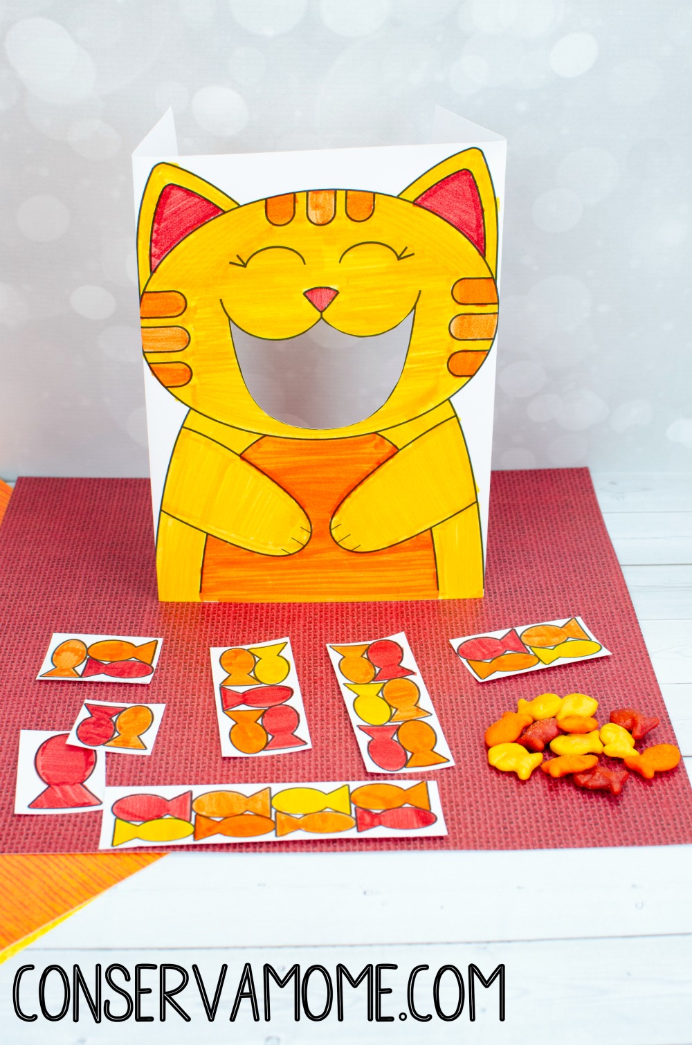 Early learning Cat feeding game