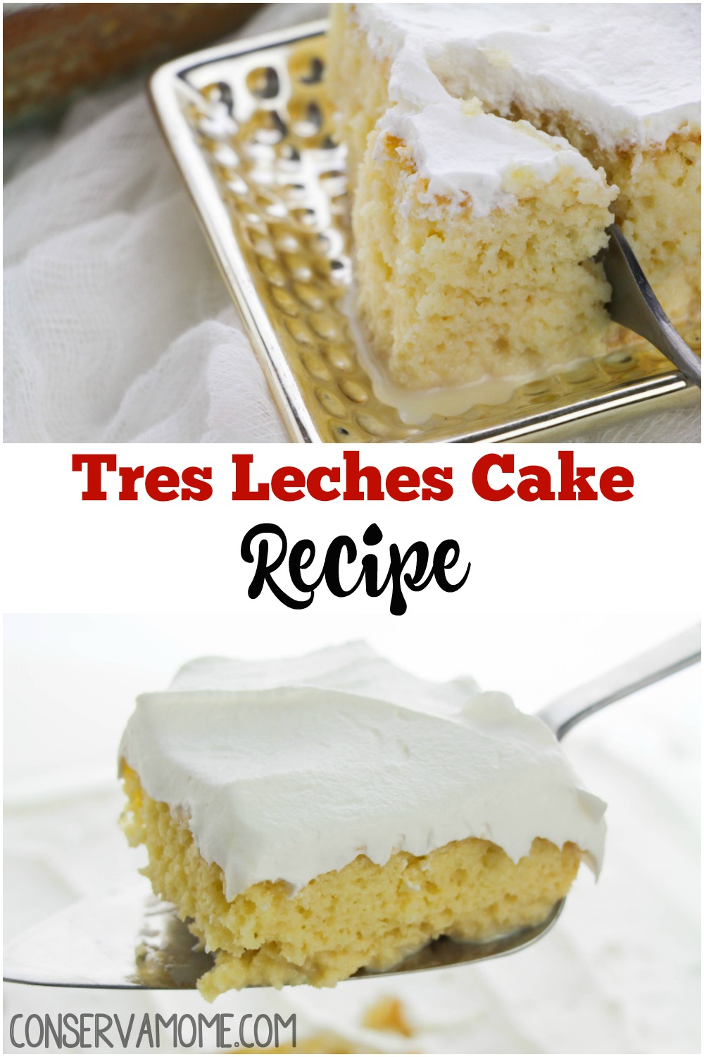 The taste and flavor of this Tres Leches Cake will make you want to skip dinner and just head straight into dessert. This delicious latin dessert recipe will become a favorite in your home.  Not only is it rich and wonderful, but it's dense and moist as well. It's one dessert recipe that you just might break the rules for. 