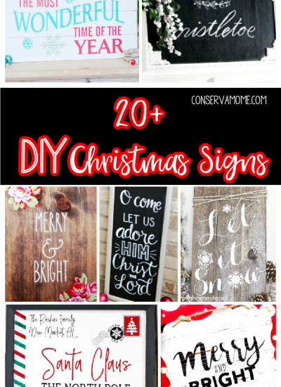 20+ DIY Christmas Signs