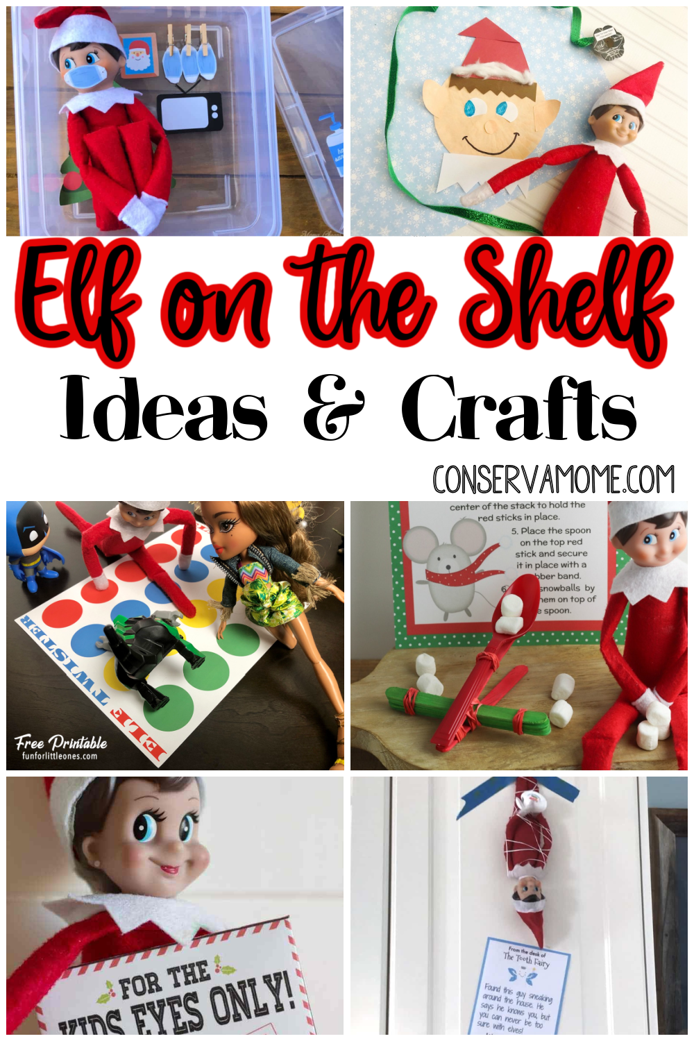 Elf on the Shelf Ideas and Crafts