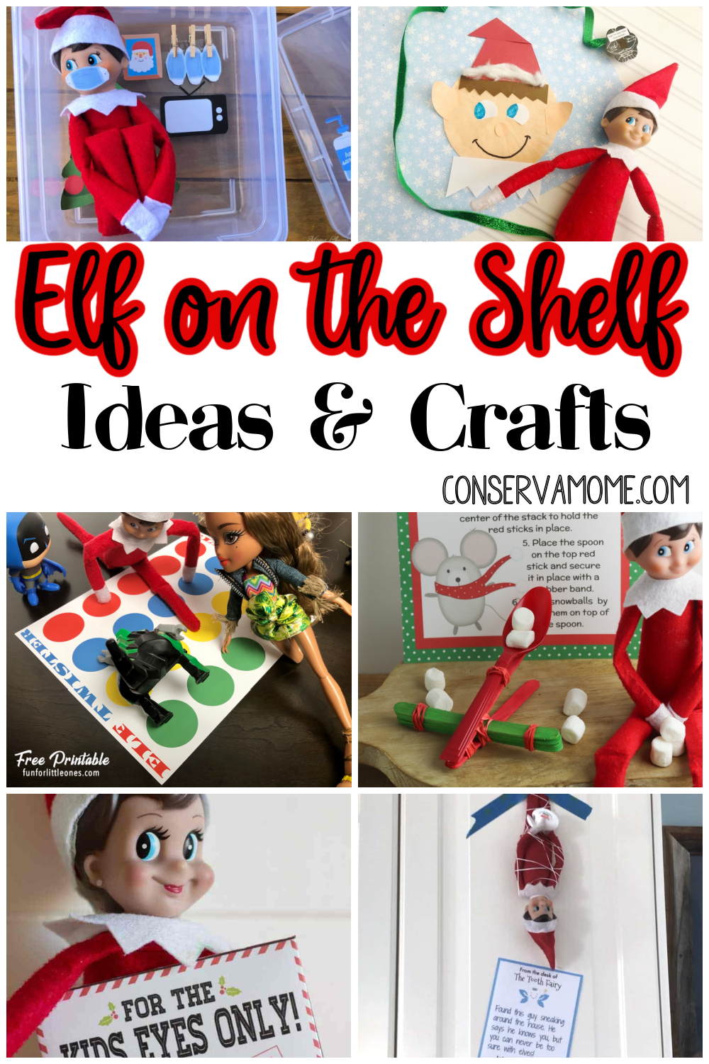 ConservaMom - Elf on the Shelf Ideas and Crafts for a fun and magical time!