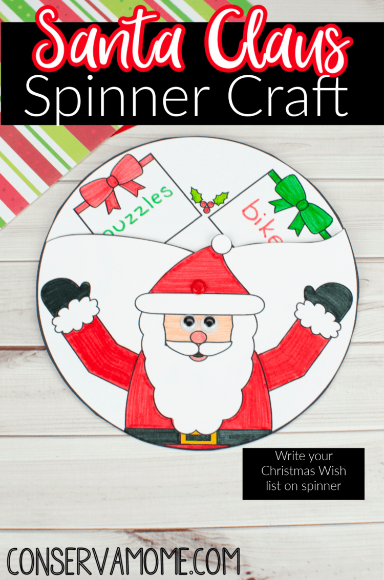 Santa Claus Spinner Craft