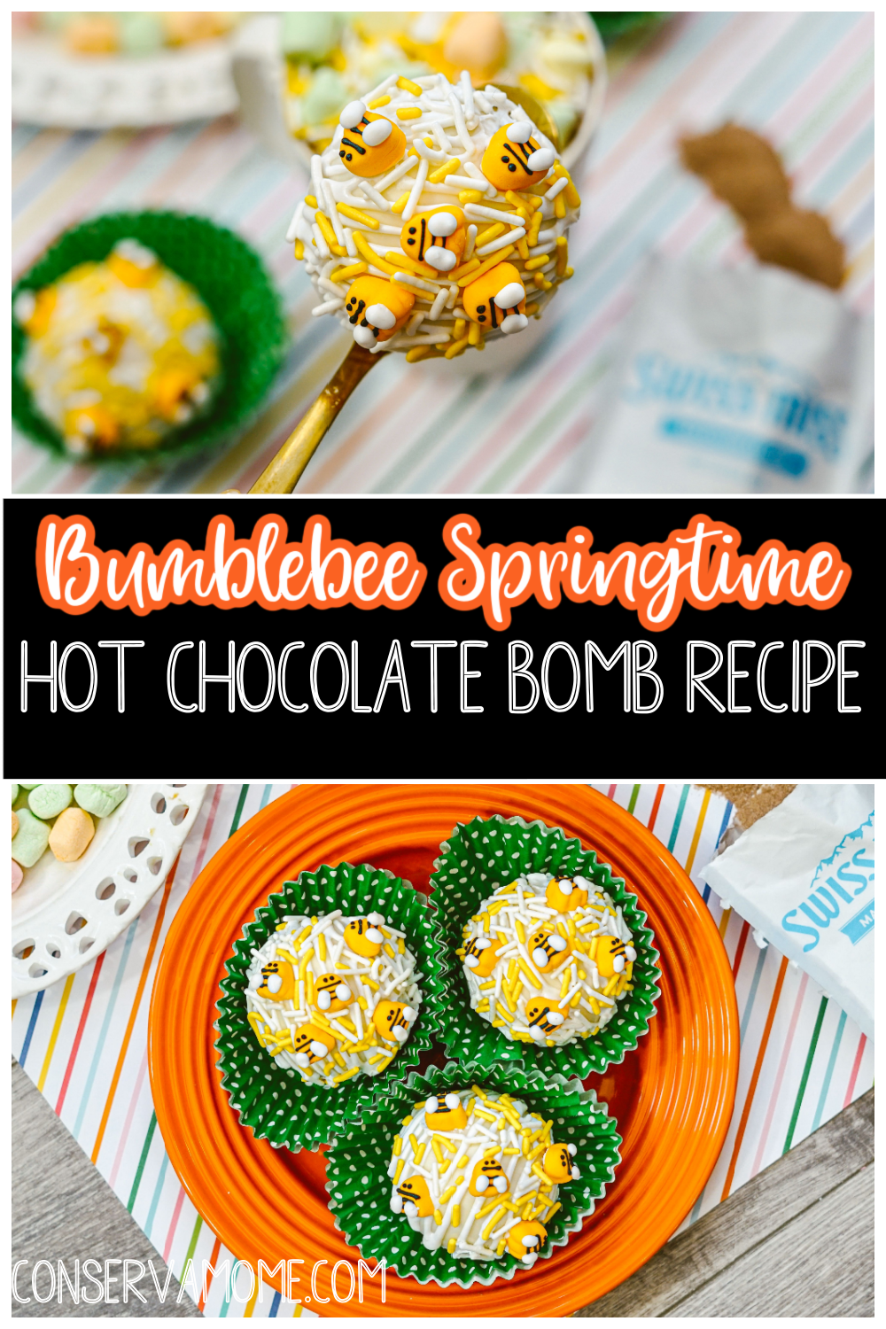Bumblebee Spring Hot Chocolate Bomb Recipe