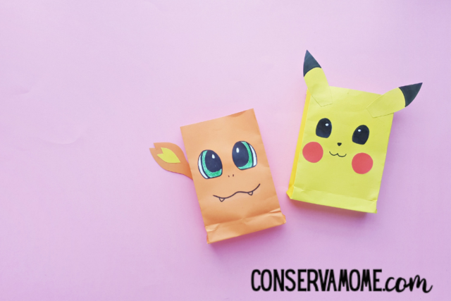 Pokemon Paper Bags : A Fun Pokemon Craft for Kids