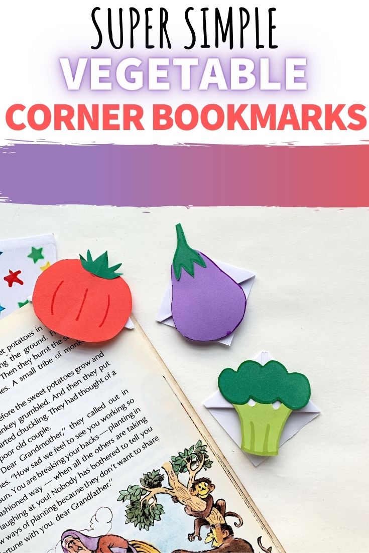 corner vegetable bookmark