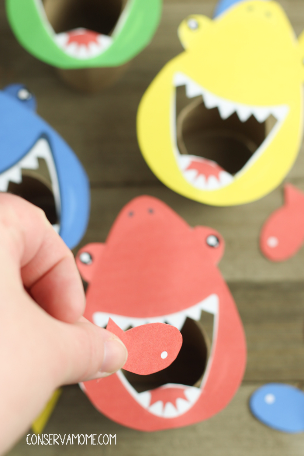 Feed the Shark Color Sorting Game: Ocean Themed learning game