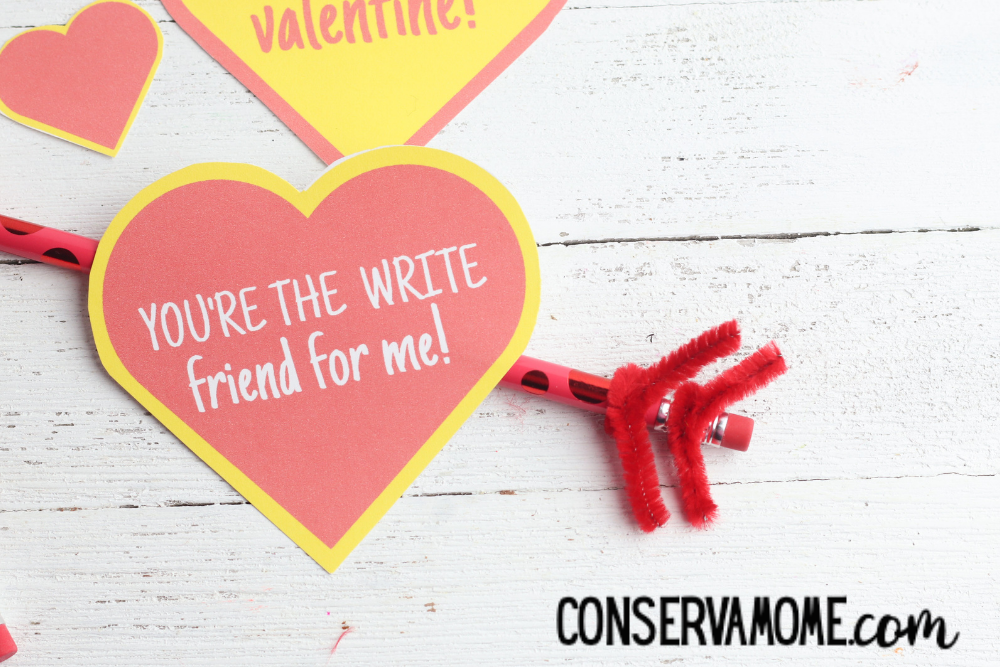 Pencil Valentines A Perfect Non edible Valentine Treats ConservaMom