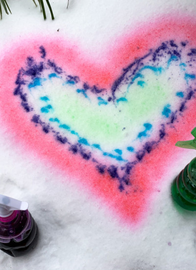 How to make Snow spray paint
