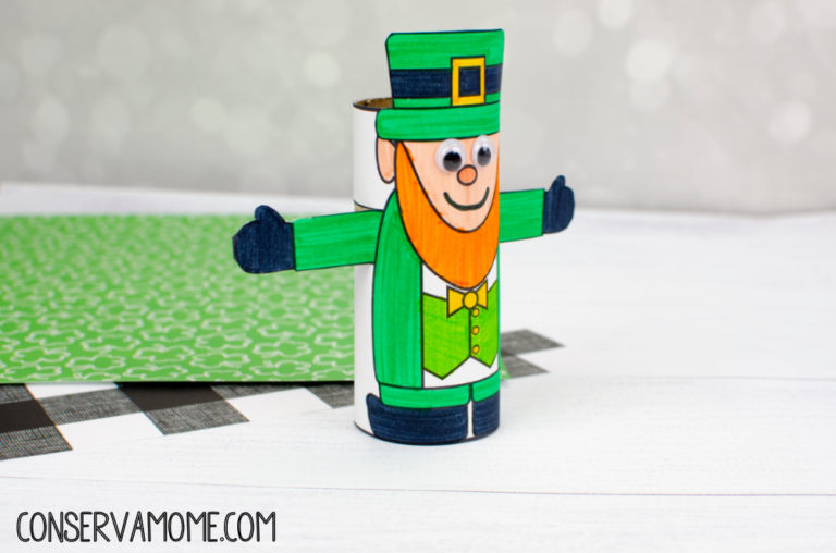 Leprechaun Toilet paper roll craft : A St.Patrick's Day Craft for kids