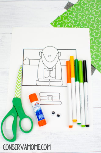 Leprechaun Toilet paper roll craft : A St.Patrick's Day Craft for kids
