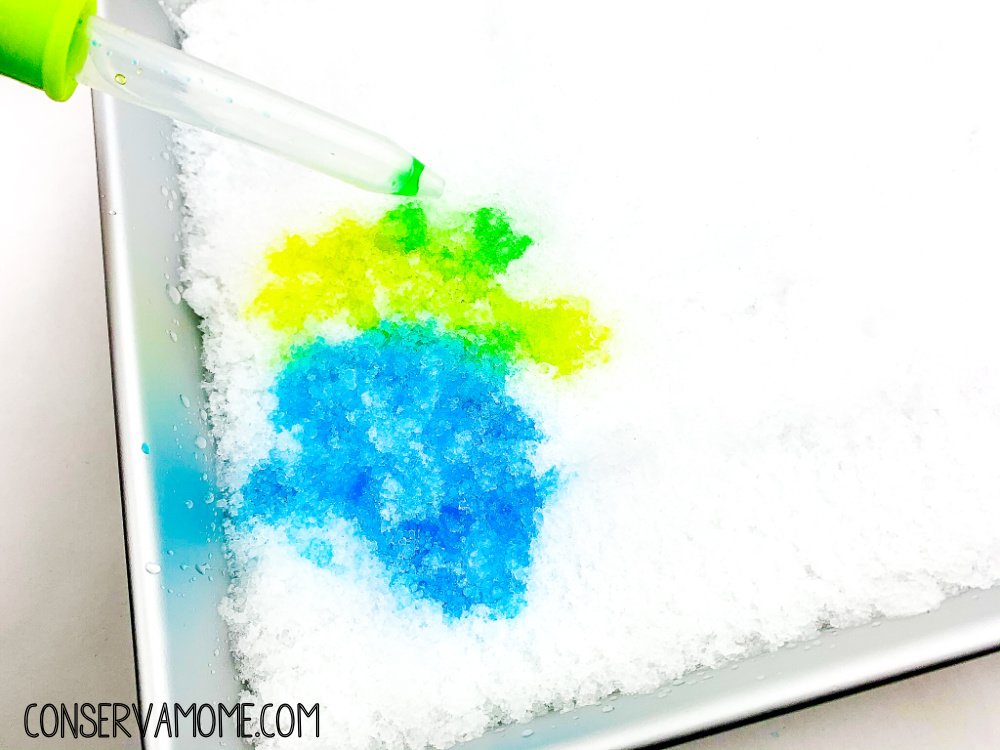 Snow Paint  Winter Color Mixing Science • The Science Kiddo