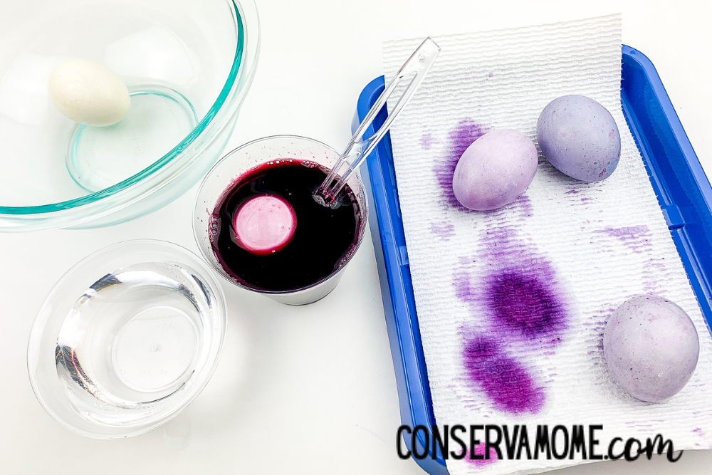 How To Dye Easter Eggs Using Blueberries: Natural Easter Egg Dye