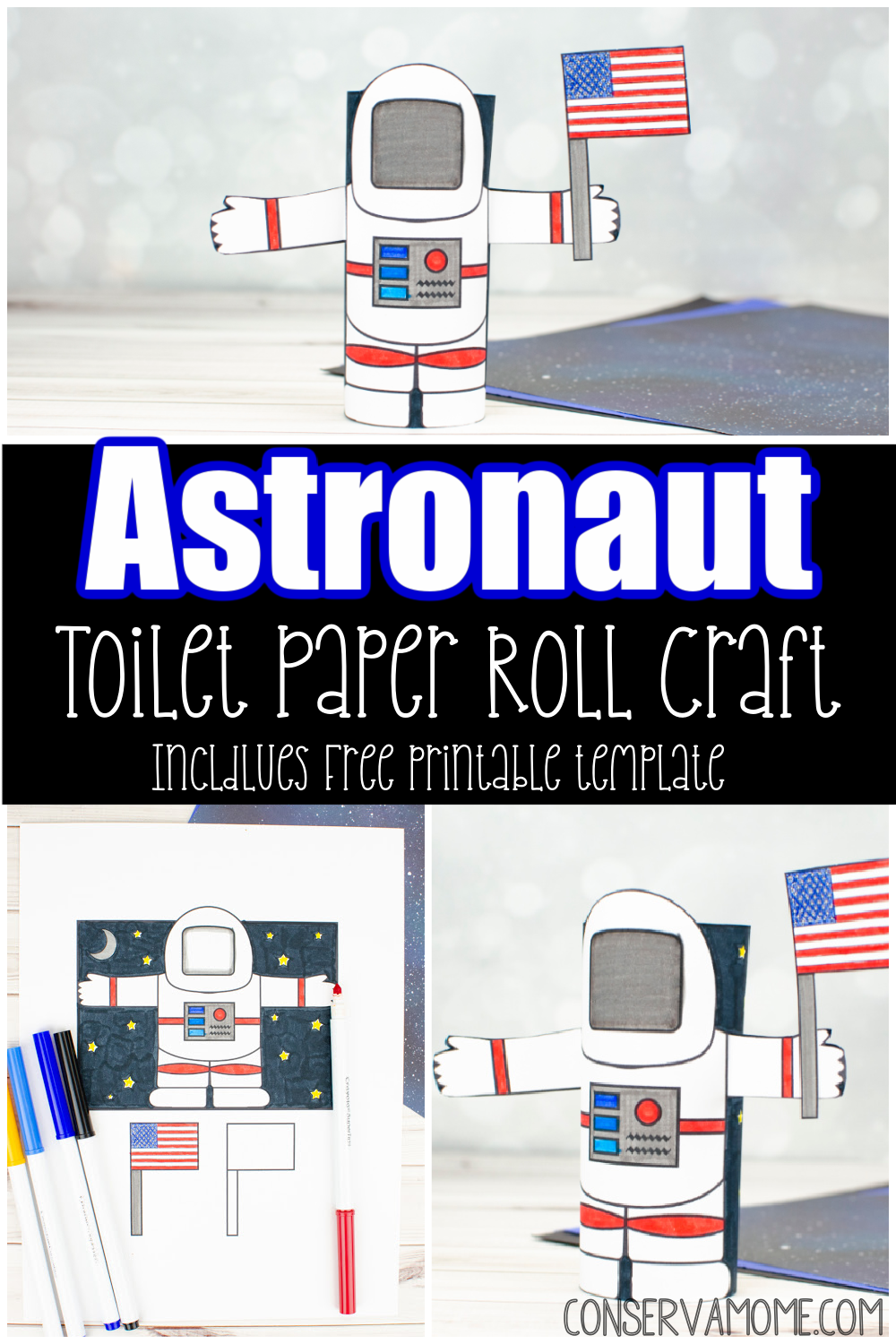 Astronaut Toilet paper roll craft