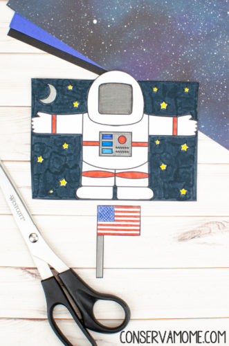 Astronaut Toilet Paper Roll Craft With Free Printable Template