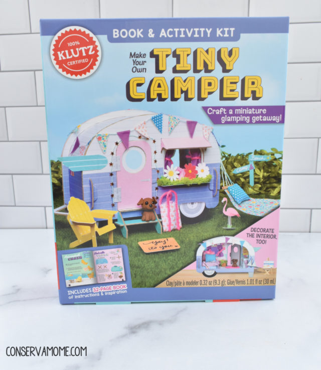 Hands on learning fun with Scholastic and Klutz Make Your Own Tiny Camper ConservaMom