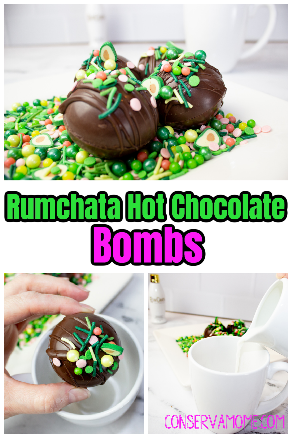 Rumchata Hot Chocolate Bombs