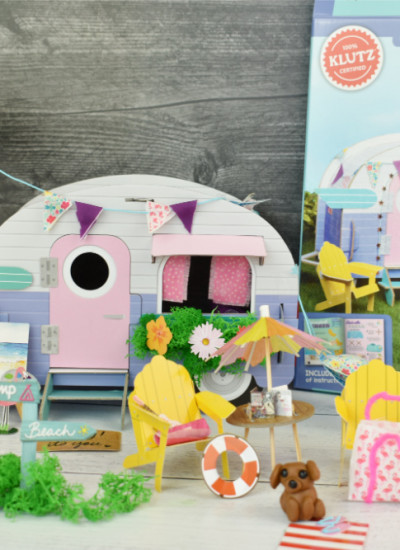 Hands on learning fun with Scholastic Klutz Make Your Own Tiny Camper 